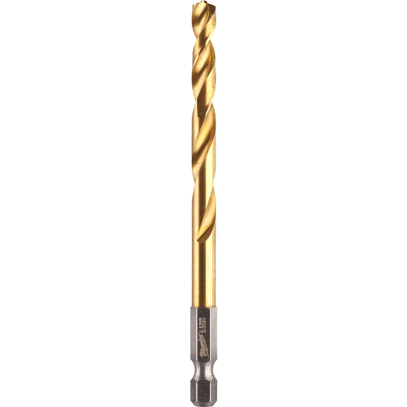 Milwaukee / Milwaukee metaalboor HSS-G Tin Red Hex shockwave