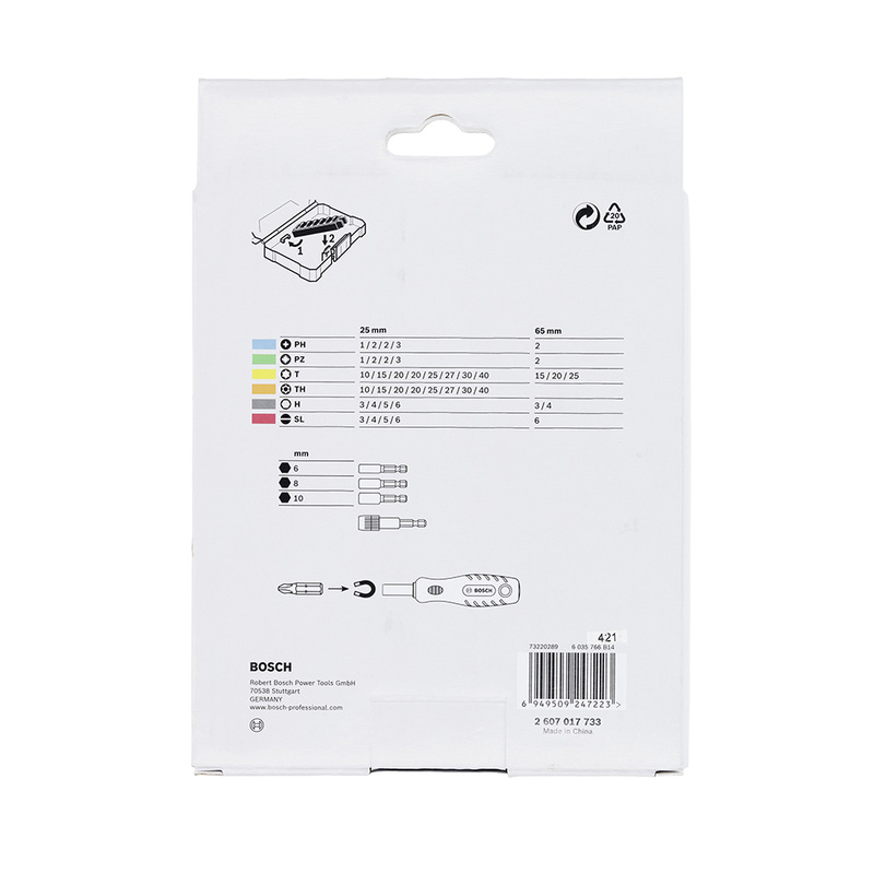 Bosch / Bosch bit- en doppenset