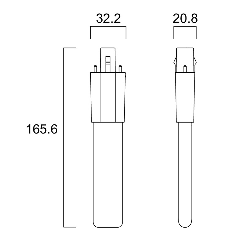 Sylvania ToLEDo LYNX S LED PL-lamp 2-pins