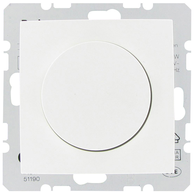Kopp LED dimmer wissel inbouw + Berker S.1 afdekking Wit