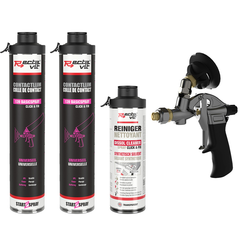 Rectavit / Rectavit Spray Gun Set 139 Basic Spray Click & Fix