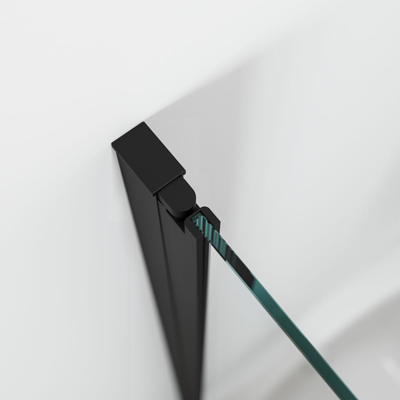 Sealskin Hooked draaideur met zijwand 90x90x200 cm, 6 mm helder veiligheidsglas met antikalklaag