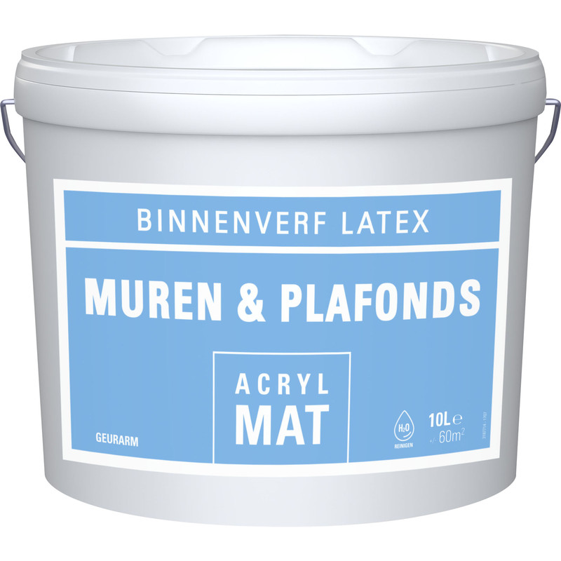 Muurverf latex acryl mat
