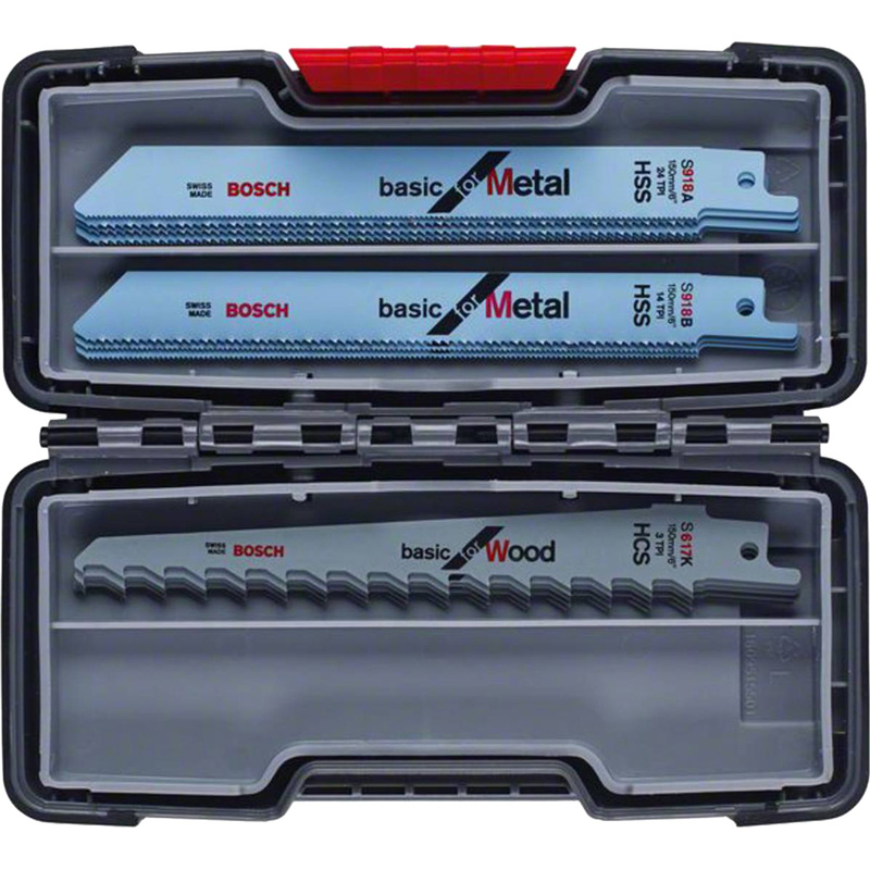 Bosch / Bosch Reciprozaagbladset Basic Hout & Metaal