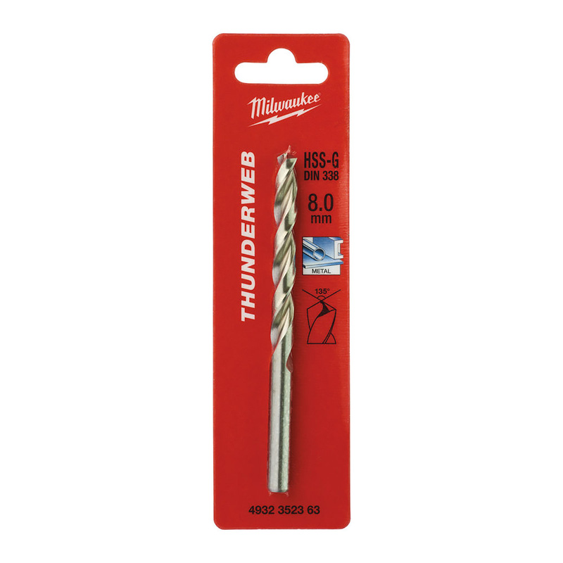 Milwaukee metaalboor HSS-G Thunderweb