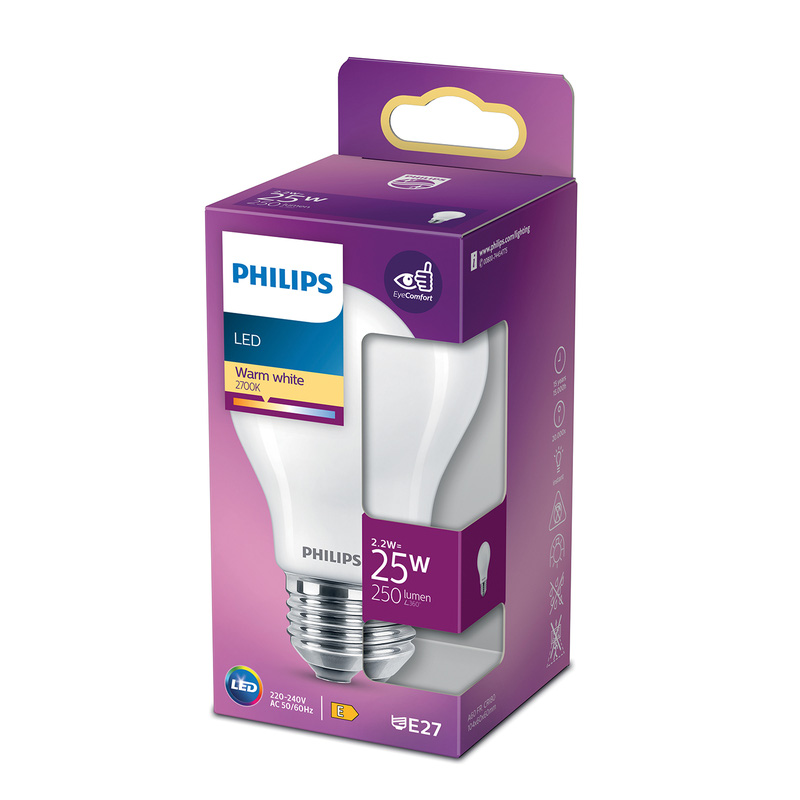 Philips LED lamp mat E27