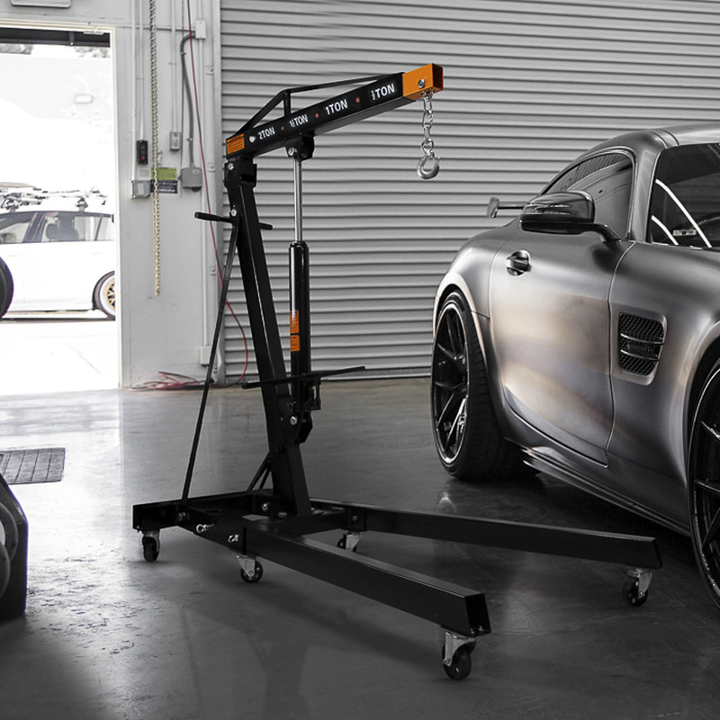 Monstershop / Hydraulische motorhefkraan