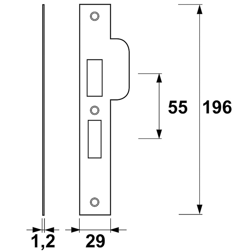 AXA / AXA sluitplaat veiligheidsslot SKG**