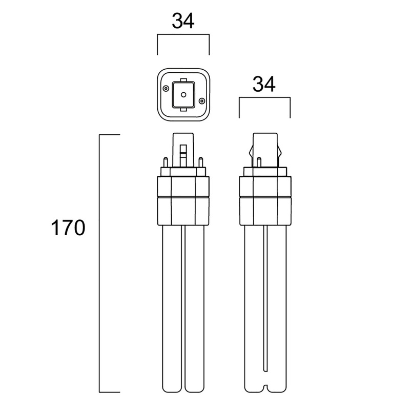 Sylvania ToLEDo LYNX D LED PL-lamp 2-pins