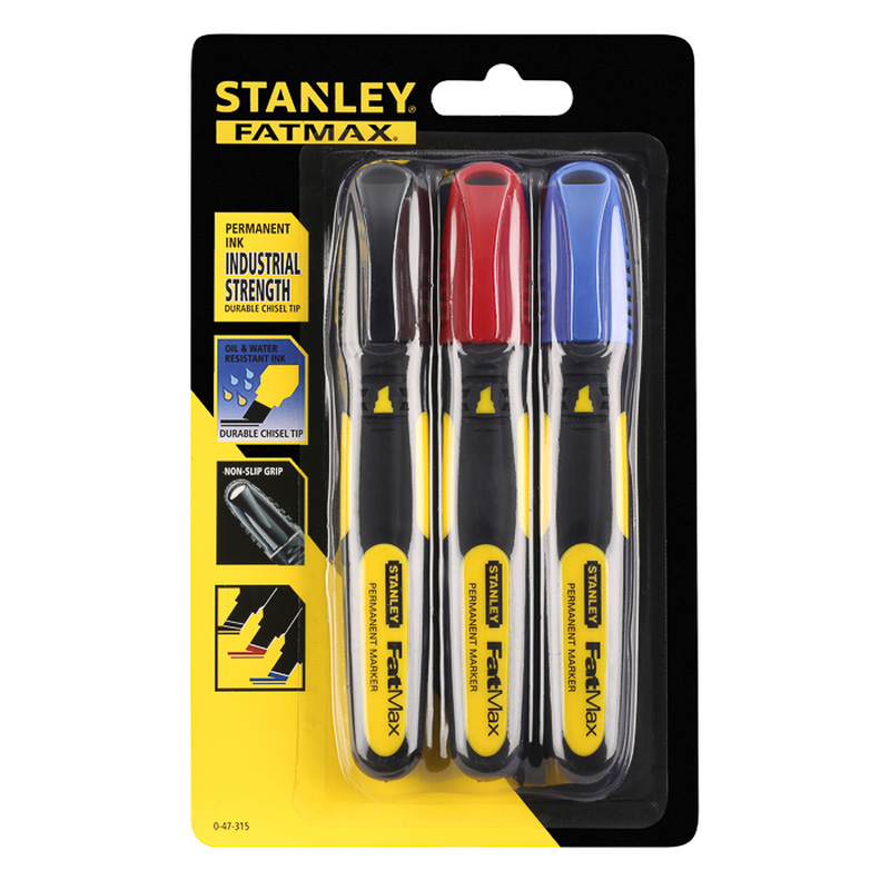 STANLEY / Stanley FATMAX® markeerstiften rood,zwart,blauw
