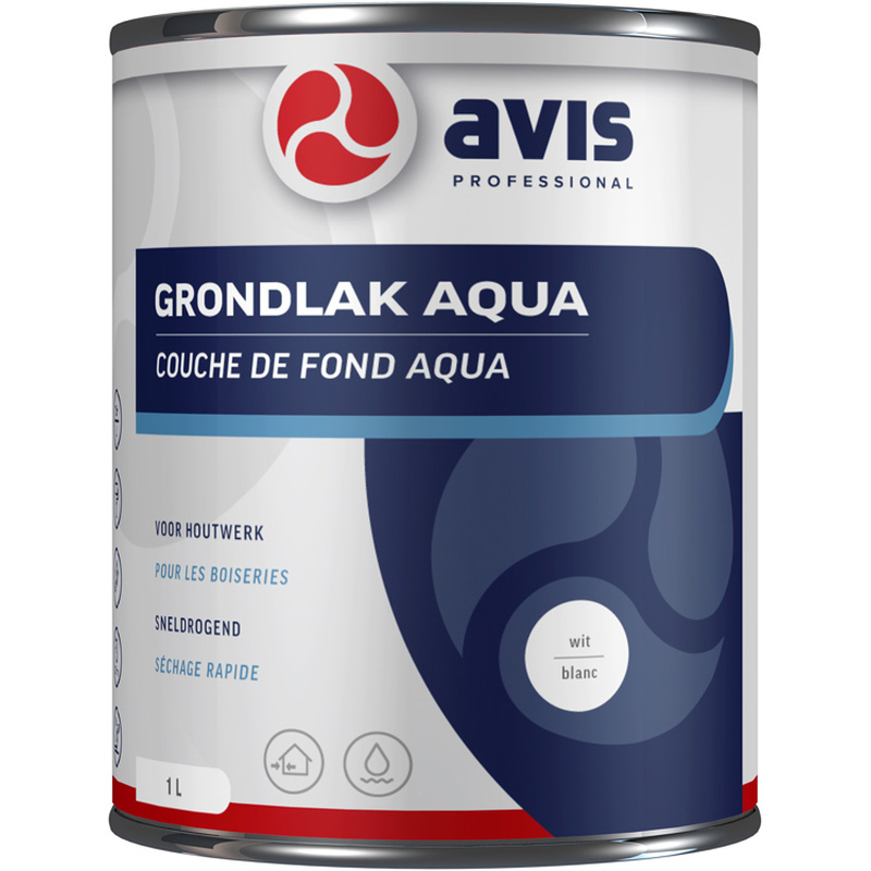 Avis / Avis Grondlak Aqua wit