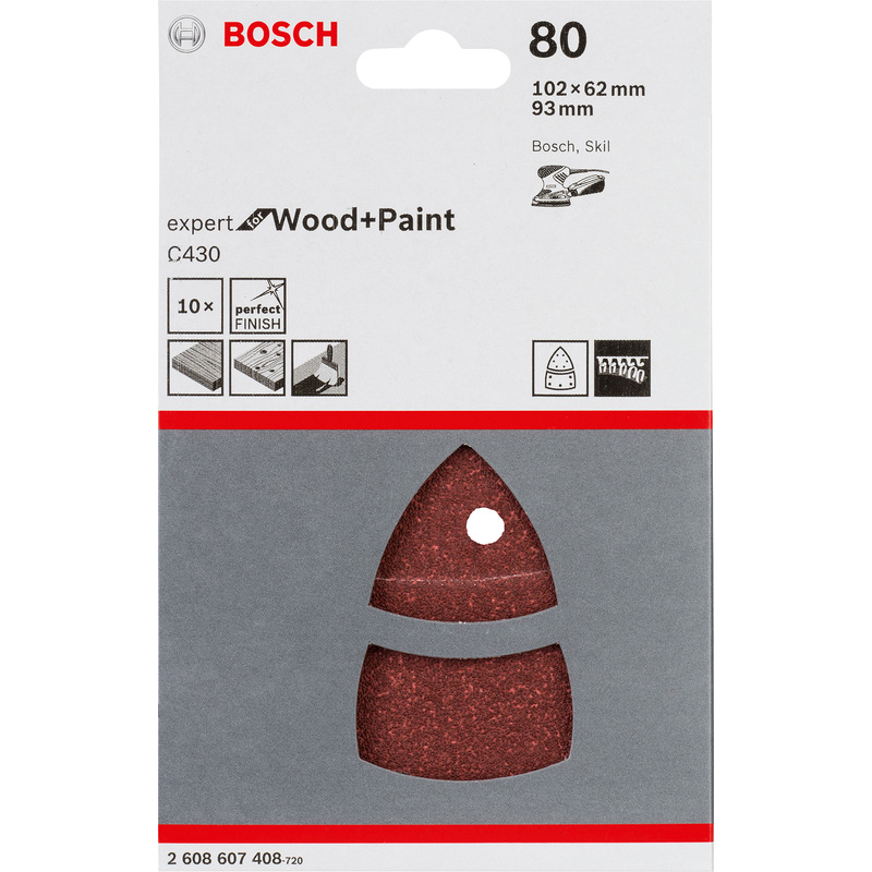 Bosch / Bosch Schuurpapier 102x62 93mm