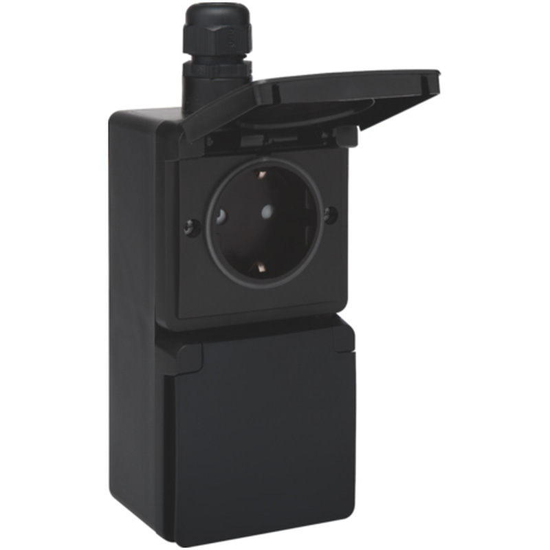 Niko / Niko wandcontactdoos RA KV dubbel voorbedraad