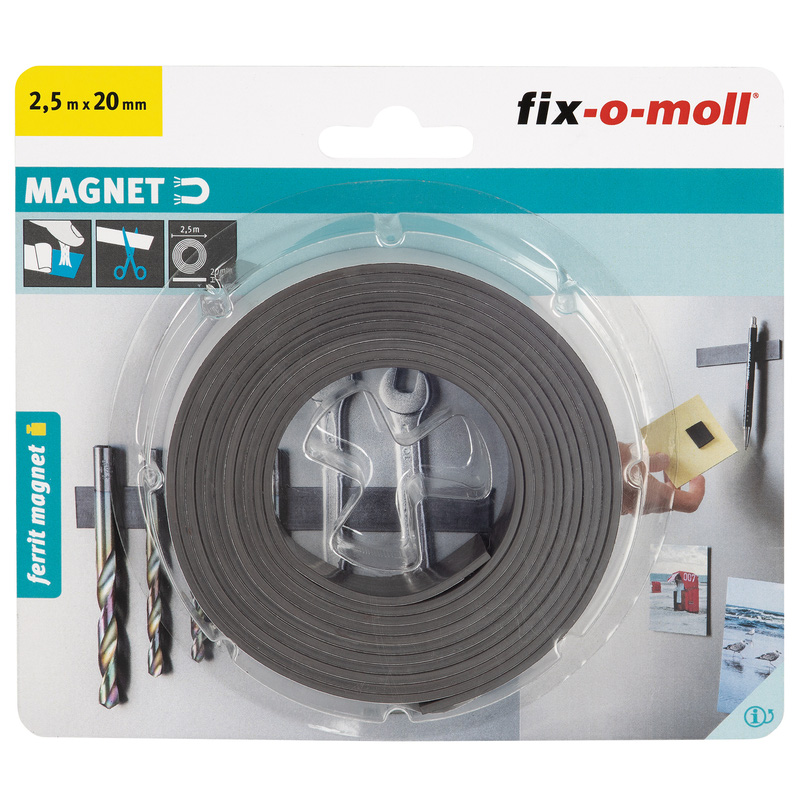 Fix-o-moll magneetband ferrit zelfklevend