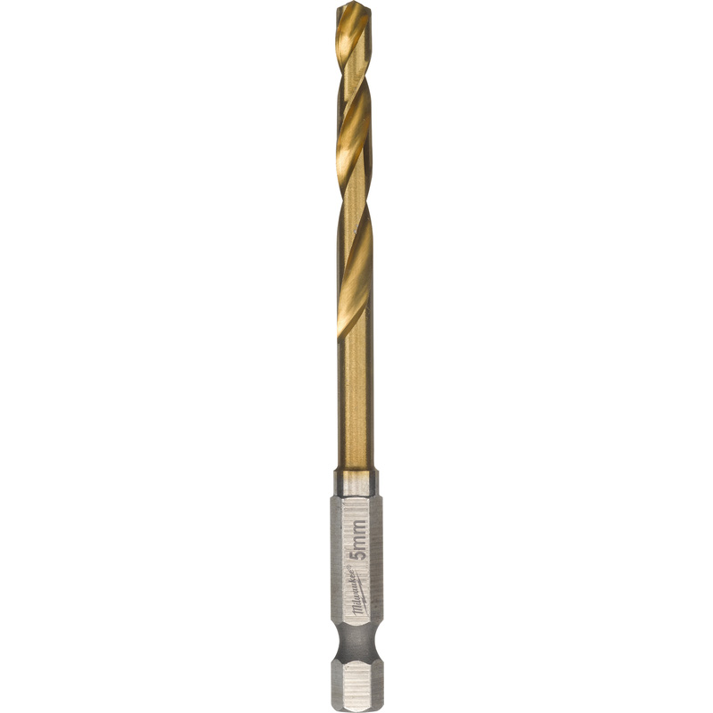 Milwaukee Metaalboor HSS-G Tin Red Hex shockwave