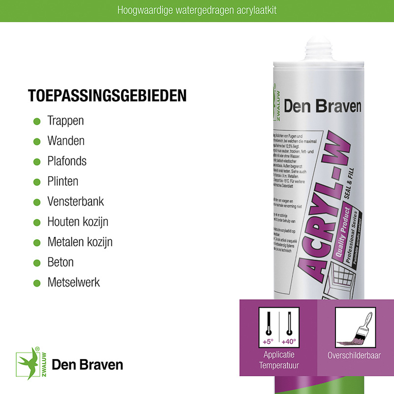 Zwaluw / Zwaluw acrylaatkit-W