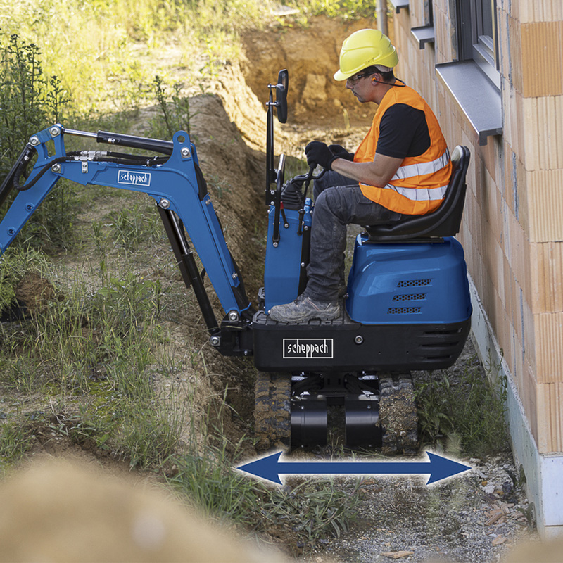 Scheppach / Scheppach minigraver EXC815