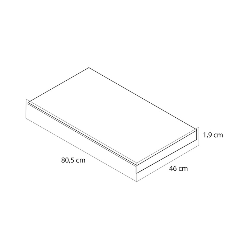 Tiger / Tiger Condo wastafelblad 80,5cm