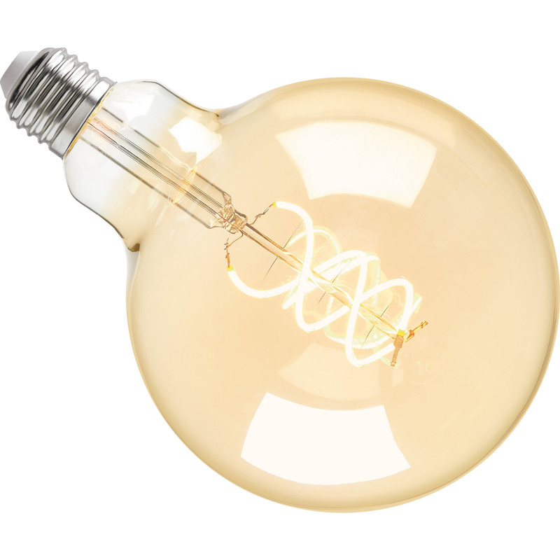 Sylvania ToLEDo LED lamp filament vintage globe G120 E27