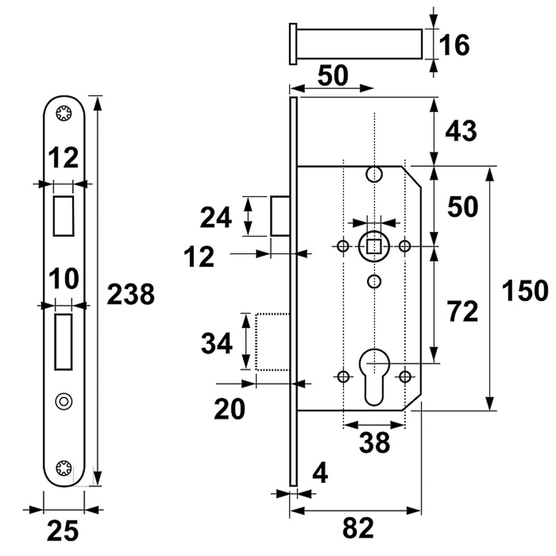 AXA / AXA veiligheidsslot SKG**