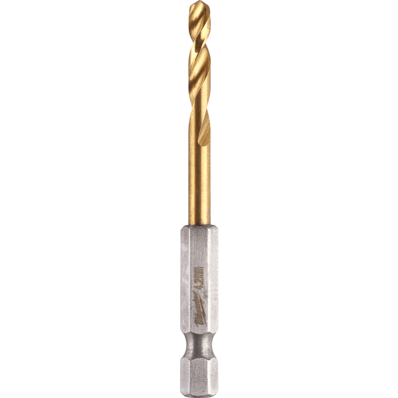 Milwaukee Metaalboor HSS-G Tin Red Hex shockwave