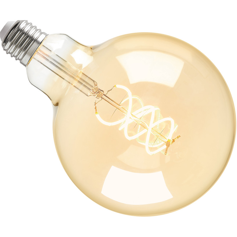 Sylvania ToLEDo LED lamp filament vintage globe G120 E27