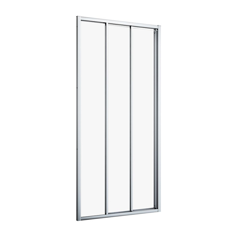 Sealskin / Sealskin Hooked driedelige schuifdeur 95x200cm, 6mm helder veiligheidsglas met antikalklaag