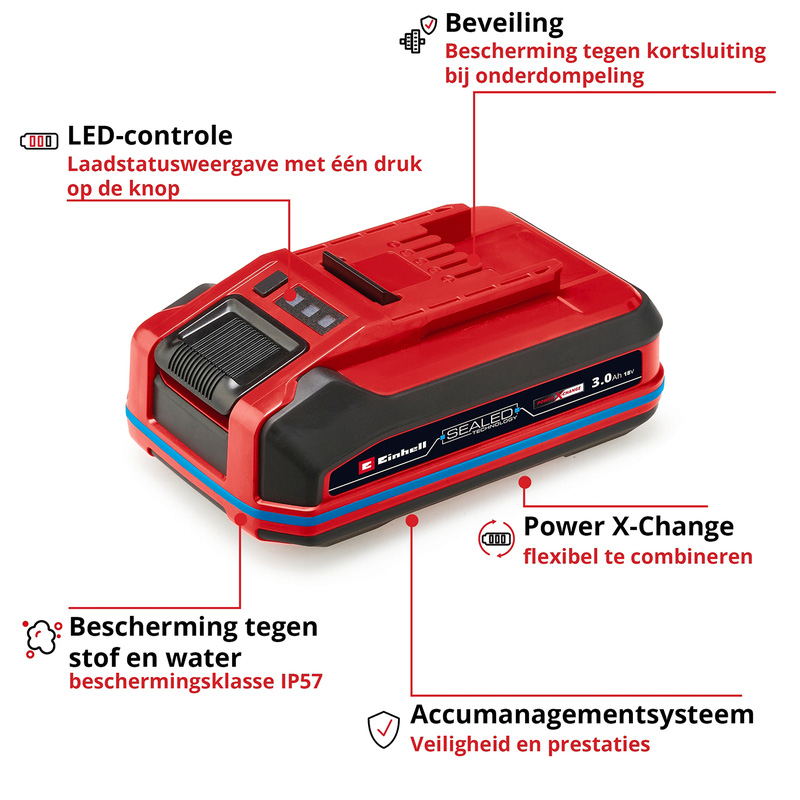 Einhell Power X-Change SEALED Plus accu