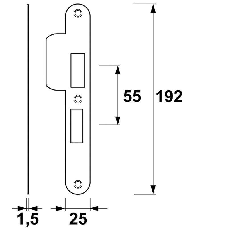 AXA / AXA sluitplaat veiligheidsslot SKG**