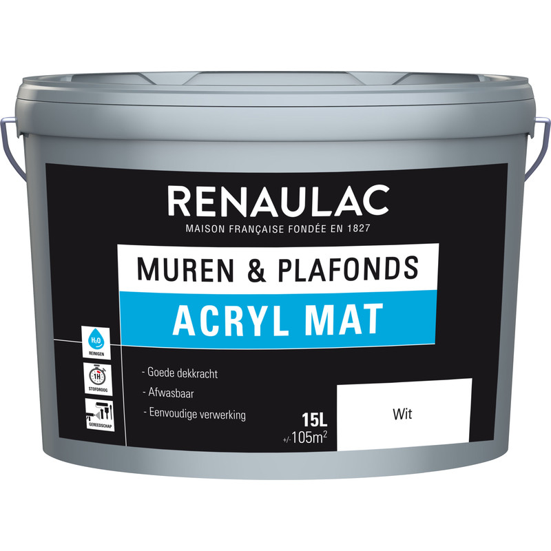 Renaulac muurverf latex acryl mat