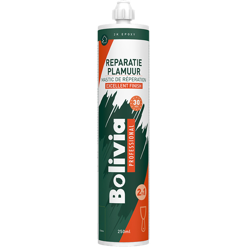 Bolivia / Bolivia Reparatieplamuur Excellent Finish - 2in1 koker