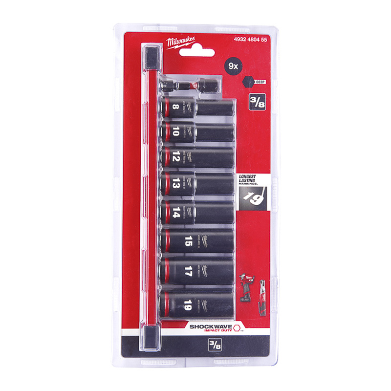 Milwaukee / Milwaukee doppenset Shockwave