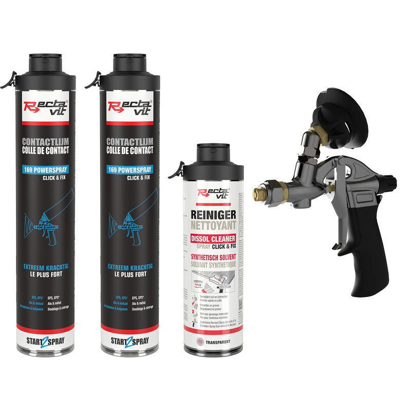 Rectavit / Rectavit Spray Gun Set 169 Power Spray Click & Fix