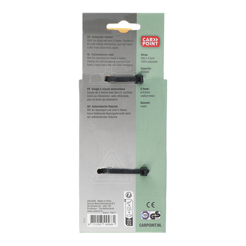 Carpoint / Spanband zelfoprollend