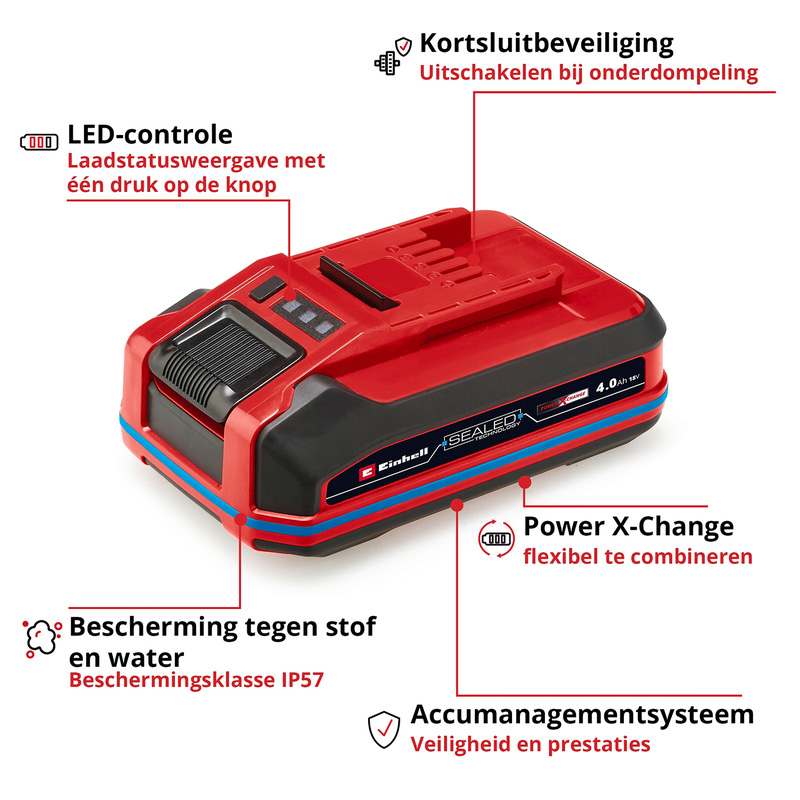 Einhell Power X-Change SEALED Plus accu