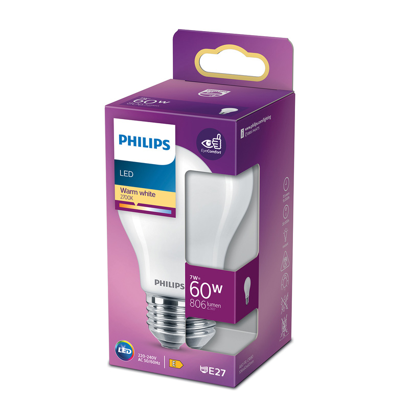 Philips LED lamp mat E27