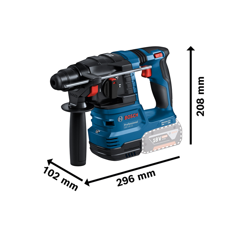 Bosch GBH 18V-22 accu combihamer (body)