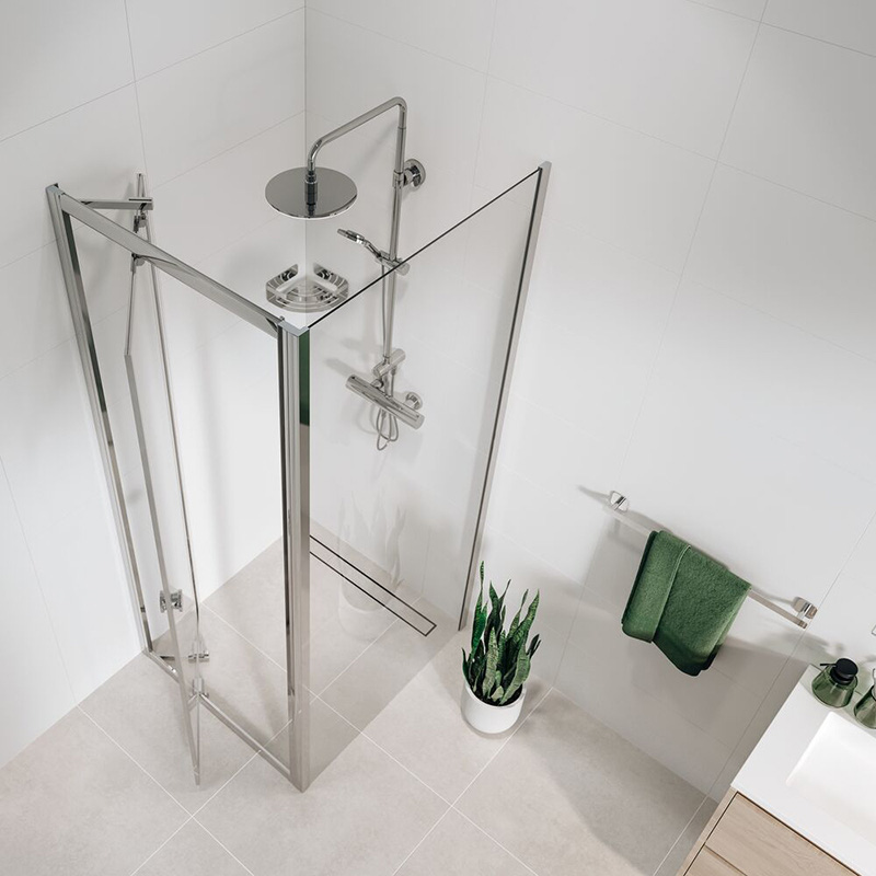 Sealskin / Sealskin Seev draai-schuifdeur voor nis of met zijwand 90x195cm, 6mm helder veiligheidsglas