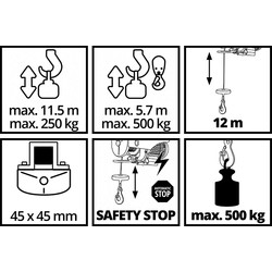 Einhell / Einhell elektrische takel 8