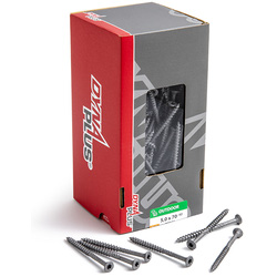 Dynaplus / Dynaplus universele schroeven platkop deeldraad gecoat 2