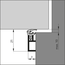 Ellen / Ellen opbouwprofiel aluminium 2