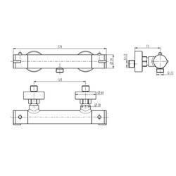 Schütte / Schütte London thermostatische douchekraan 2