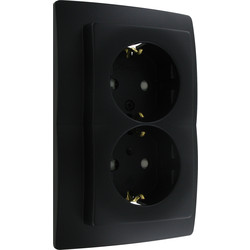 Kopp / Kopp Paris wandcontactdoos RA KV dubbel inbouw 2