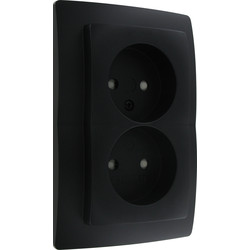 Kopp / Kopp Paris wandcontactdoos dubbel inbouw 2