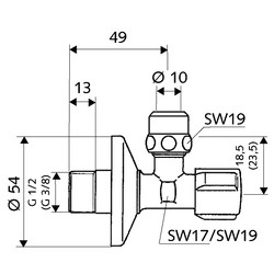 Schell / Schell Comfort hoekregelkraan 2