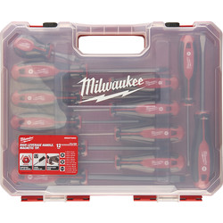 Milwaukee / Milwaukee Tri-lobe schroevendraaierset 12-delig 2