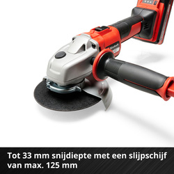 Einhell / Einhell AXXIO 18/125 accu haakse slijper (body) 2