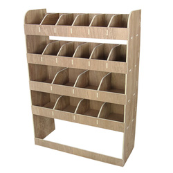 MonsterShop / Bedrijfswageninrichting hout met vakken 2