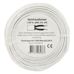 Huishoudsnoer plat H03VVH2-F 3
