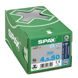 Spax / Spax universele schroeven T-STAR plus platkop voldraad RVS 3